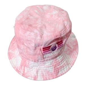 Garb Pink and White Tie Dye Colorado Bucket Hat Kids Ages 5–12